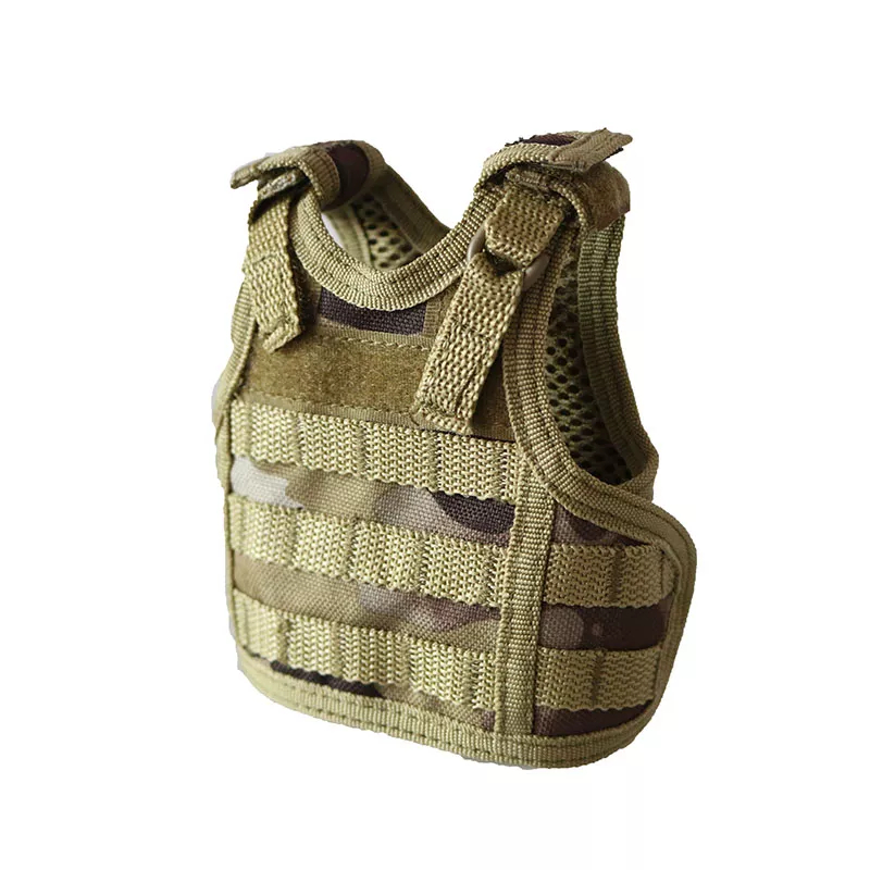 Verstellbares, langlebiges Schutzflaschen-Set, taktische Mini-Molle-Weste 