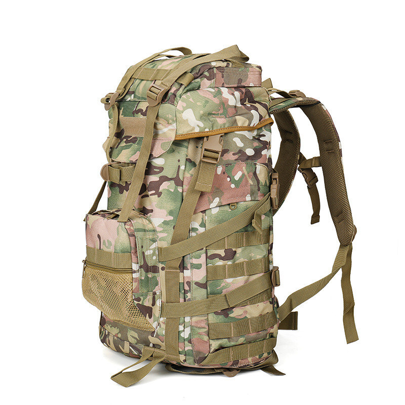 Camouflage-Doppelrucksack, Wander- und Camping-Doppelrucksack