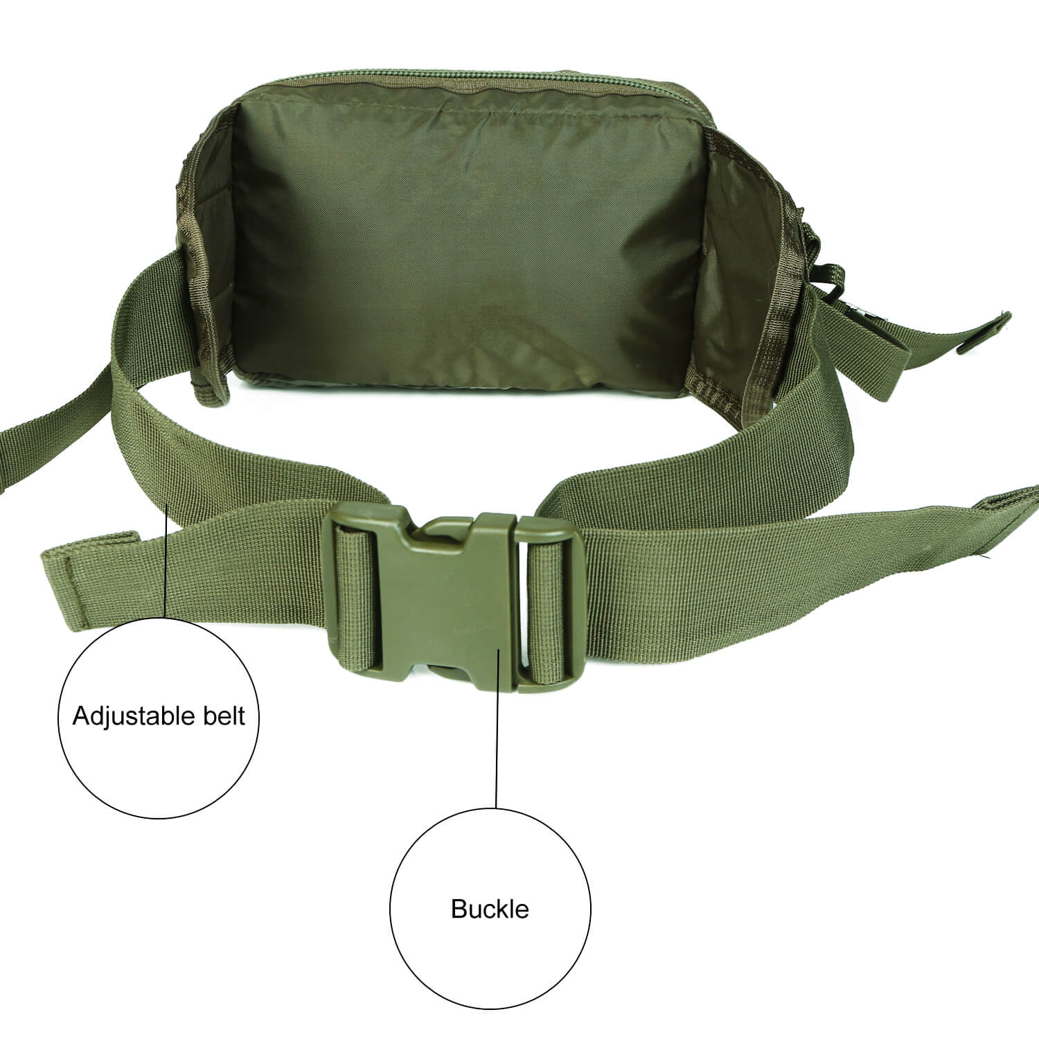 Wasserabweisende Nylon-Militär-Taillen-Wander-Gürteltasche 