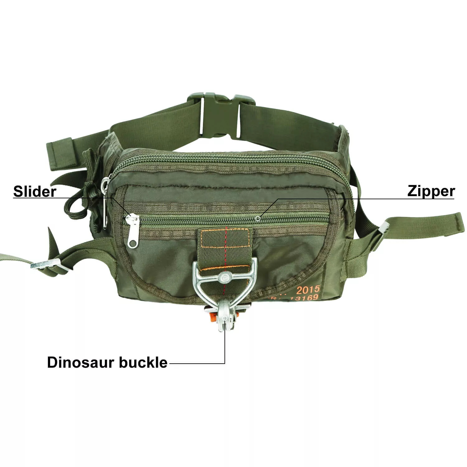 Wasserabweisende Nylon-Militär-Taillen-Wander-Gürteltasche 